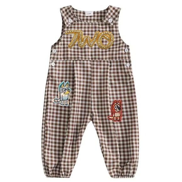 Bluey Romper Bluey Second Birthday Bluey Clothes Bluey Outfit Bluey Dress Bingo - Picture 1 of 3